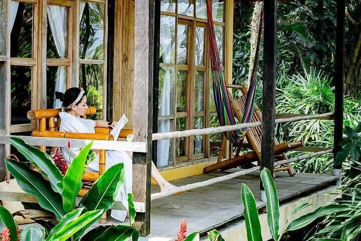 Cabin, 1 giường cỡ king, ban công, quang cảnh eo biển | Bộ trải giường