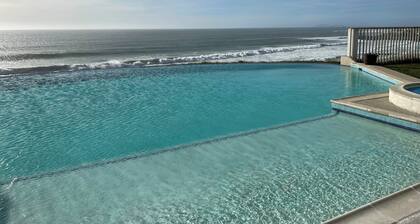 Charming 2-bedroom beachfront condo in superb Rosarito with private beach access