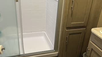 Towels, soap, toilet paper