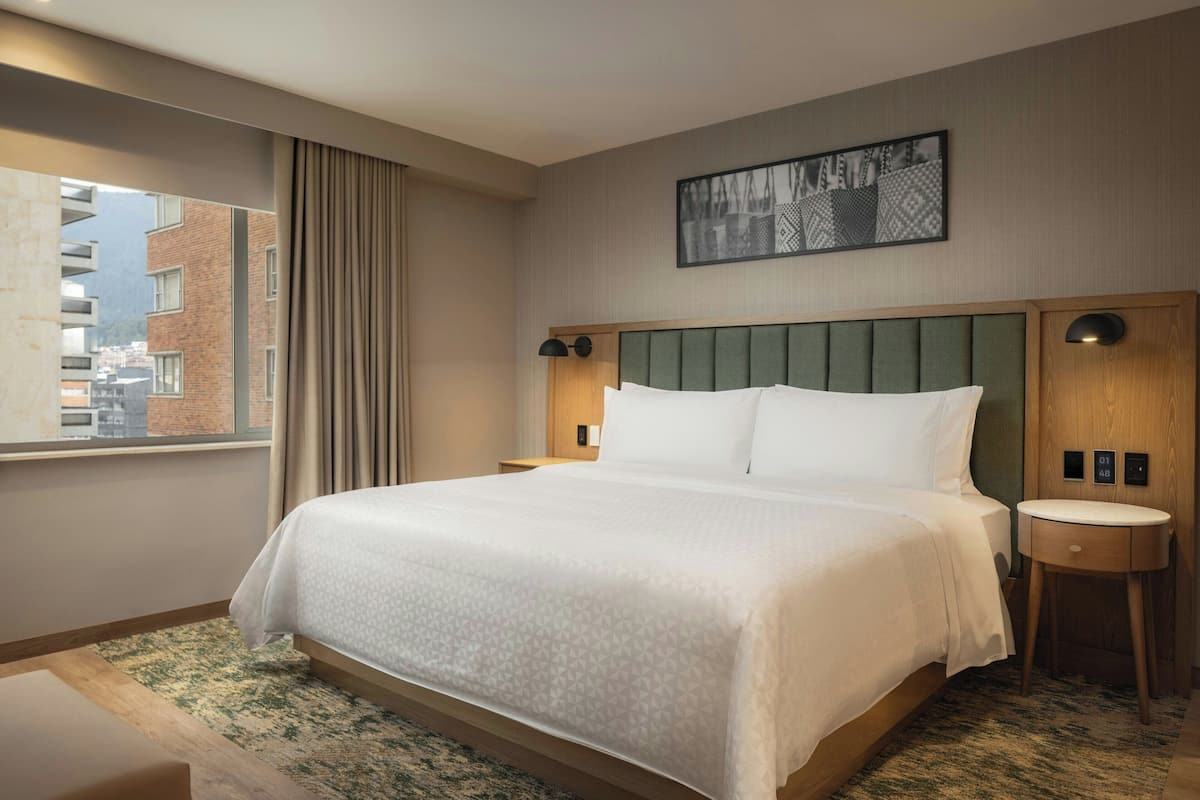 Phòng Suite Junior, 1 giường cỡ king | Minibar, màn/rèm cản sáng, phòng cách âm