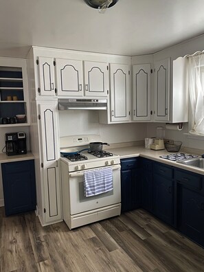 Microwave, oven, stovetop