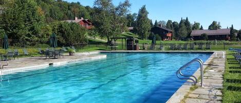 Indoor pool, outdoor pool