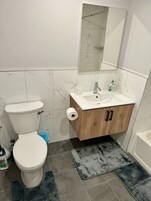 Desk, laptop workspace, iron/ironing board, free WiFi
