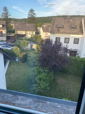 Blick von der Unterkunft