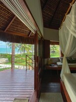 Superior Room, 1 King Bed, Private Pool, Beach View | Minibar, in-room safe, blackout drapes, iron/ironing board