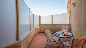 Comfort Double Room, City View | Terrace/patio
