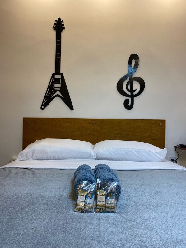 1 chambre, fer et planche à repasser, draps fournis