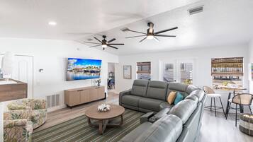 TV connectée, cheminée