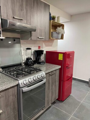 Economy Apartment, Courtyard View | Private kitchen - Asombroso Departamento cerca de Santa Fe (Mexico City)