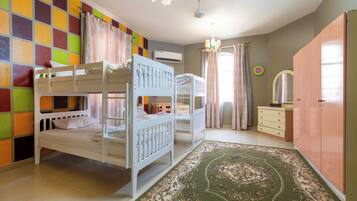 4 habitaciones y caja de seguridad en la habitación