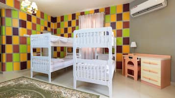 Family Villa, Garden View | 4 bedrooms, in-room safe, iron/ironing board, free cots/infant beds