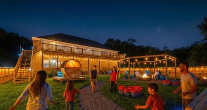 Sleeps18~7500SqFt~Creek~Bourbon Trial~Sauna~Hot Tub~Themed Spaces~Luxe Amenities