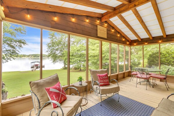 Interior - Stunning Lake Views w/Dock, Grill, Screened Porch (Inman)
