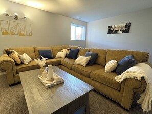 Riverside Way 1230 | Living area | Flat-screen TV - Riverside Way by Fernie Lodging Company (Fernie)