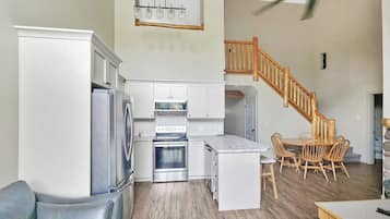 Townhome, Balcony | Private kitchen | Coffee/tea maker