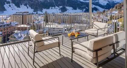 Engelberg Four Bedroom Superior Apartment With Mountain View and Terrace2