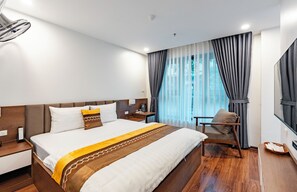 基本雙人房, 非吸煙房, 城市景 | 高級寢具、羽絨被、記憶棉床墊、房內夾萬