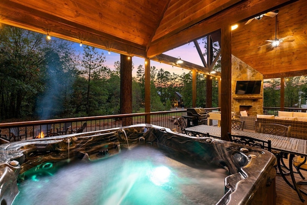 屋外スパ浴槽