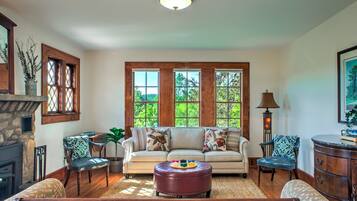 TV connectée, cheminée