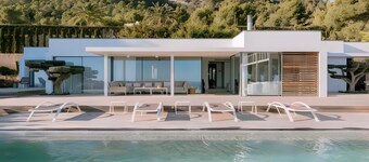 Villa 'Geisha' with Sea View, Wi-Fi and Air Conditioning