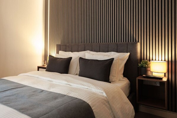 1 makuuhuone, työpöytä, silitysrauta/-lauta, ilmainen Wi-Fi