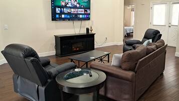 TV connectée, cheminée