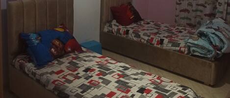 2 slaapkamers, beddengoed