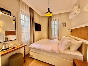 Double Room | Premium bedding, minibar, soundproofing, free cribs/infant beds - Adria Inn (Antalya)