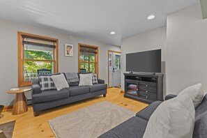 TV connectée, cheminée