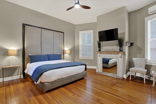 2 chambres, fer et planche à repasser, accès au Wi-Fi (inclus)