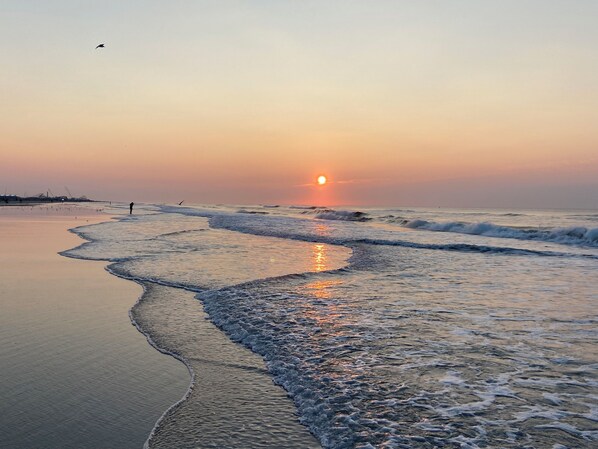 On the beach - Beachfront Condo (Summer Sands #214) with outdoor pool & BBQ grills! (North Wildwood)