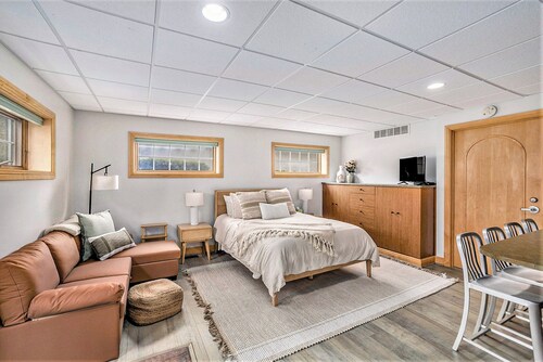 Studio Apartment on Main Street across from Betsie Bay public marina and park