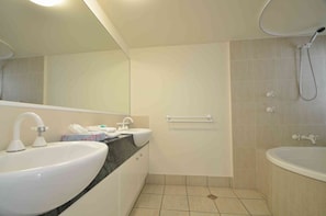 Hair dryer, towels