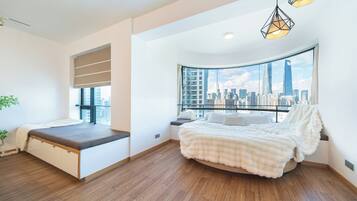 Superior-huoneisto, kaupunkinäköala | 4 makuuhuonetta, äänieristys, ilmaiset vauvansängyt, ilmainen Wi-Fi