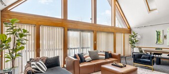 Peaceful A-Frame w/ Hot Tub, Game Room & Loft – Near Dining, Shopping & YSU