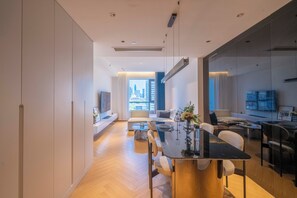 Living area - ZHome-Count luxury apartment (Shanghai)