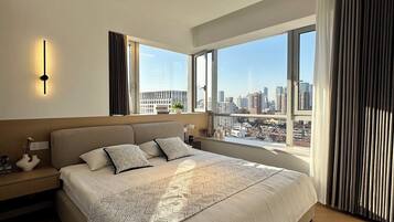 1 chambre, chambres insonorisées, Wi-Fi gratuit, draps fournis