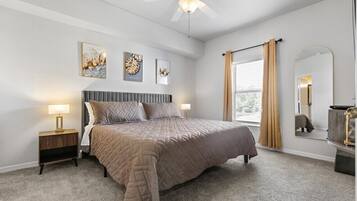 2 bedrooms, iron/ironing board, travel cot, free WiFi