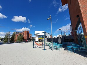 Overnatningsstedets område