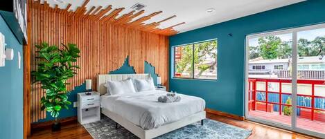 4 slaapkamers, een strijkplank/strijkijzer, wifi, beddengoed