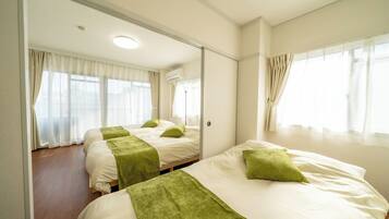 2 bedrooms, desk, iron/ironing board, free WiFi