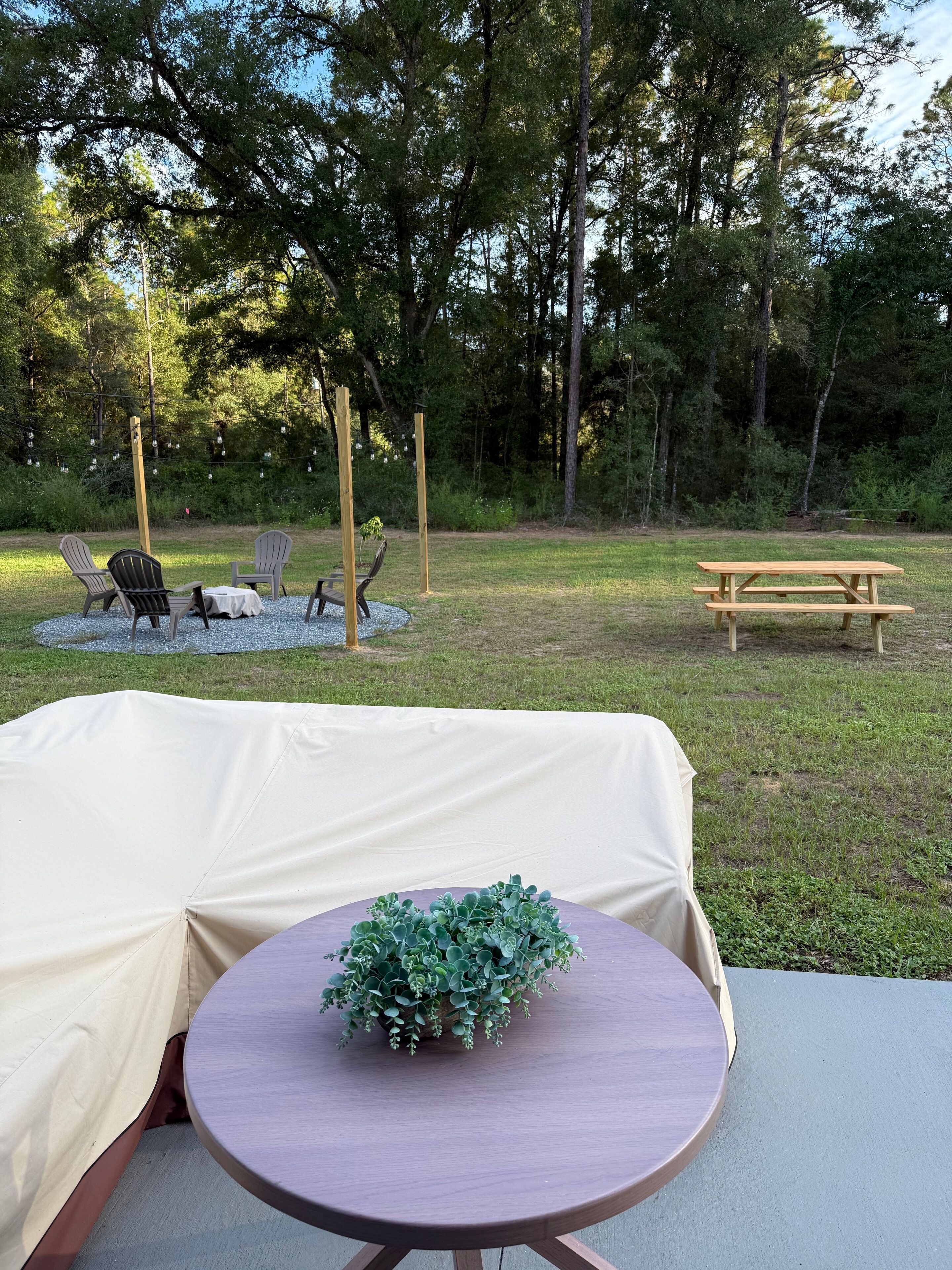 Opções para refeição ao ar livre