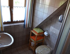 Ducha, toallas