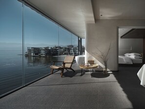 Habitación doble exclusiva, vista al mar | Vista desde la habitación