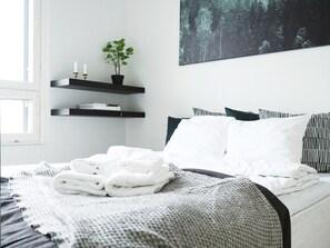 1 sovrum, skrivbord, strykjärn/strykbräda och gratis wi-fi