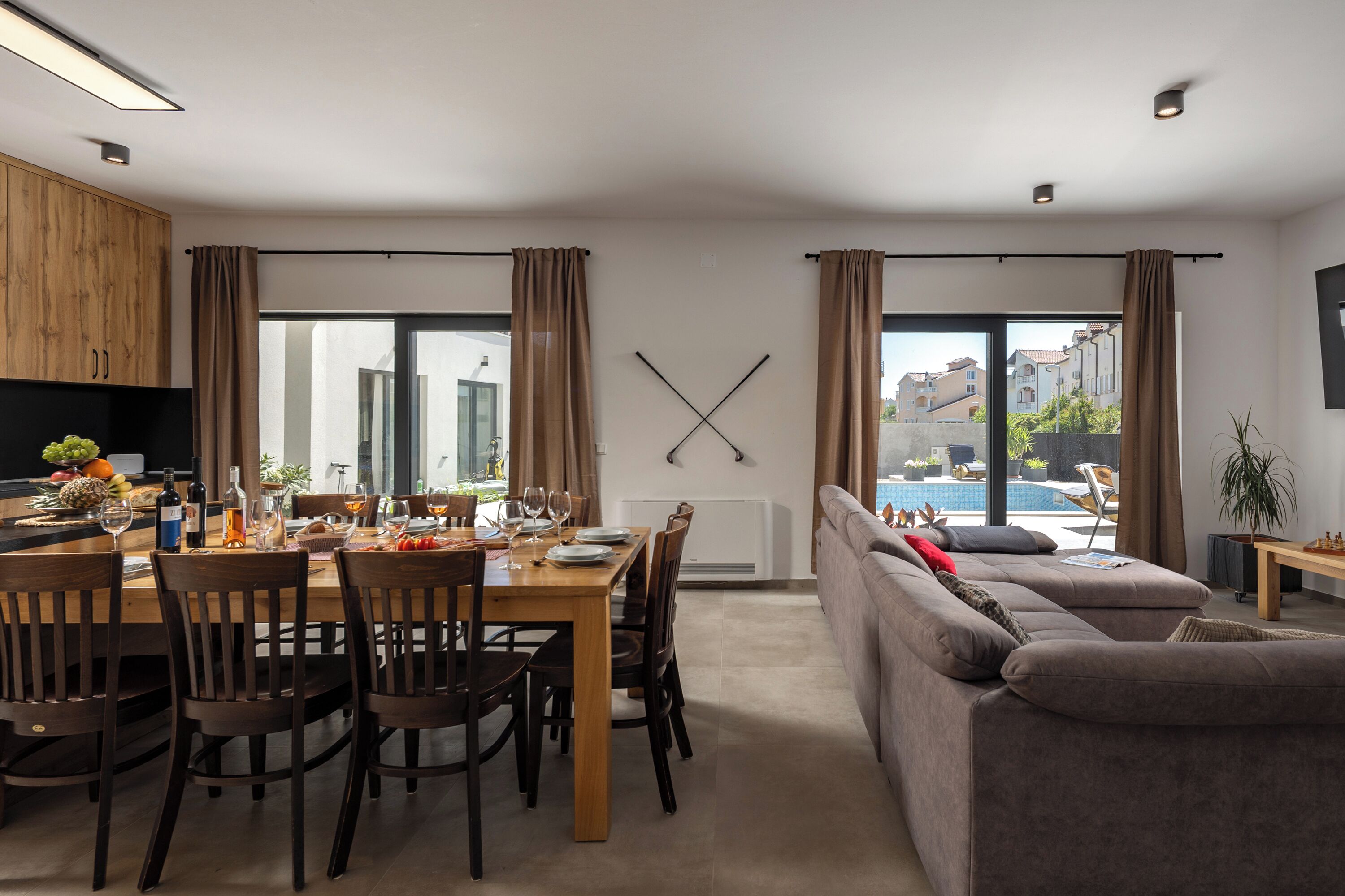 Family Villa, 6 Bedrooms, Balcony (Villa Claudio with private Pool) | Dining