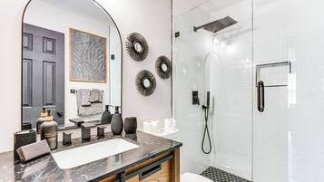 Hair dryer, towels