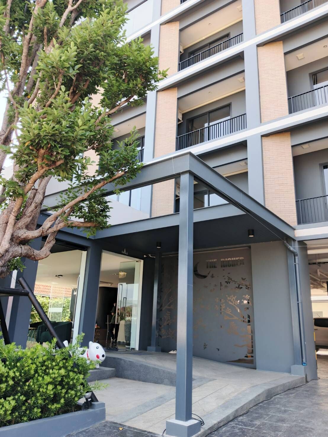 Façade de l’hébergement