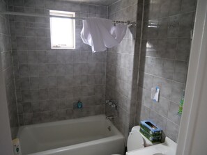 Towels, soap, toilet paper
