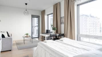 Desk, iron/ironing board, free WiFi, bed sheets